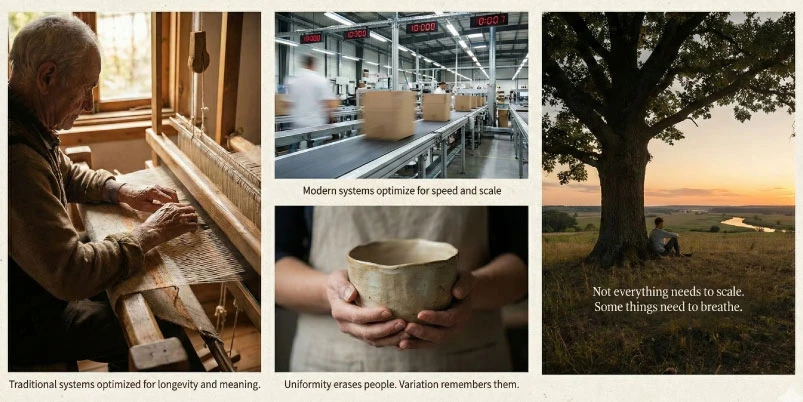 What Did Traditional Systems Understand About Human Rhythm That Modern Systems Ignore?