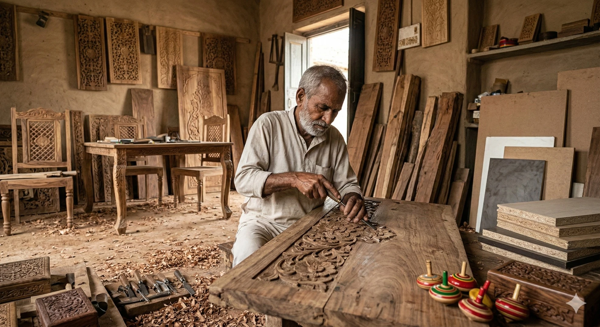 The Living Material of Indian Craft