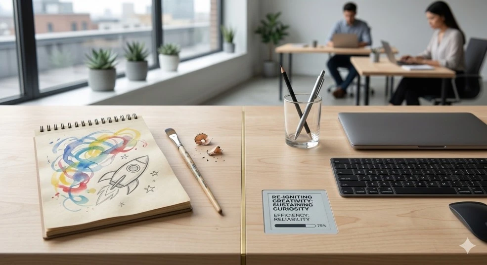 Why People Stop Being Creative as They Grow Up