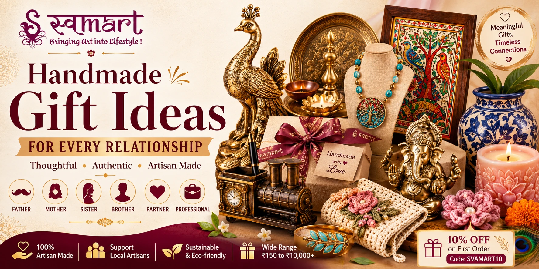 The Ultimate Handmade Gift Guide: Har Rishte Ke Liye Perfect Gift from Svamart