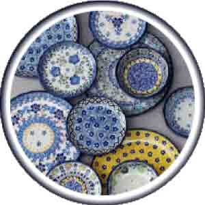 Blue pottery