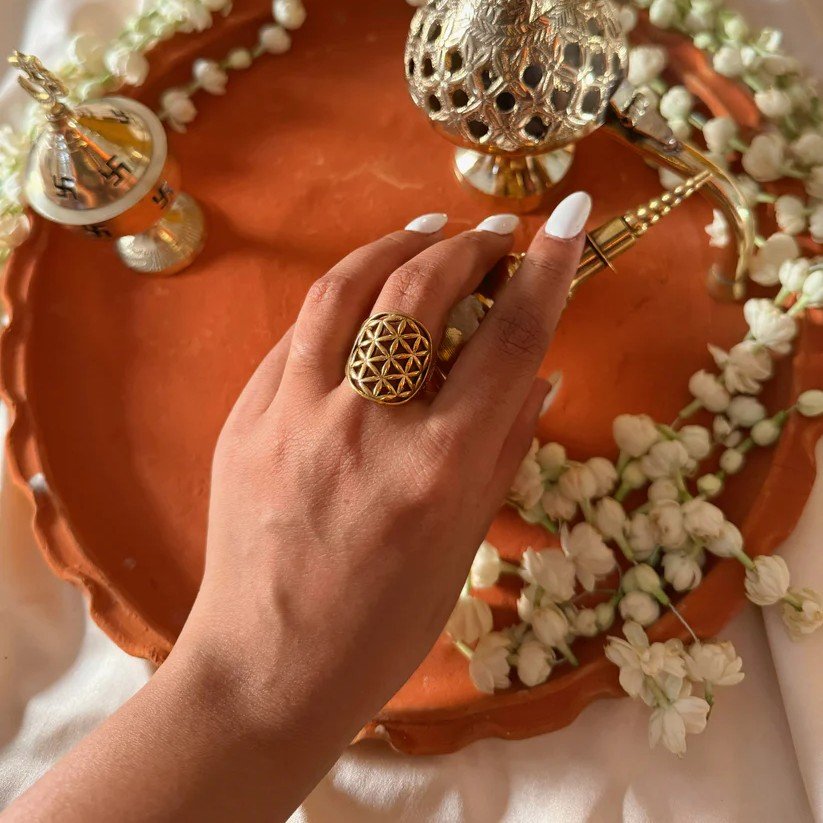 Inner Peace Mandala Ring